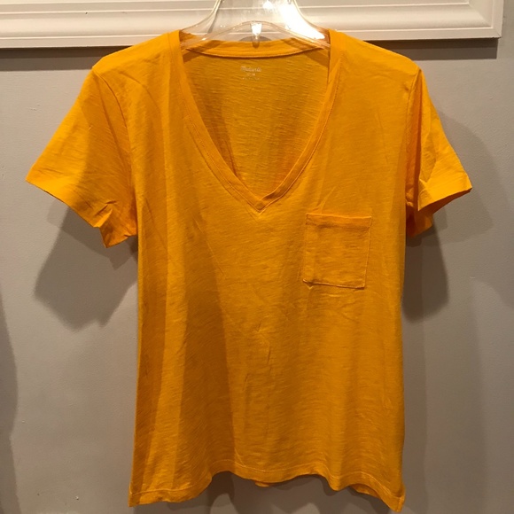 Madewell Tops - Whisper Cotton V-Neck Pocket Tee